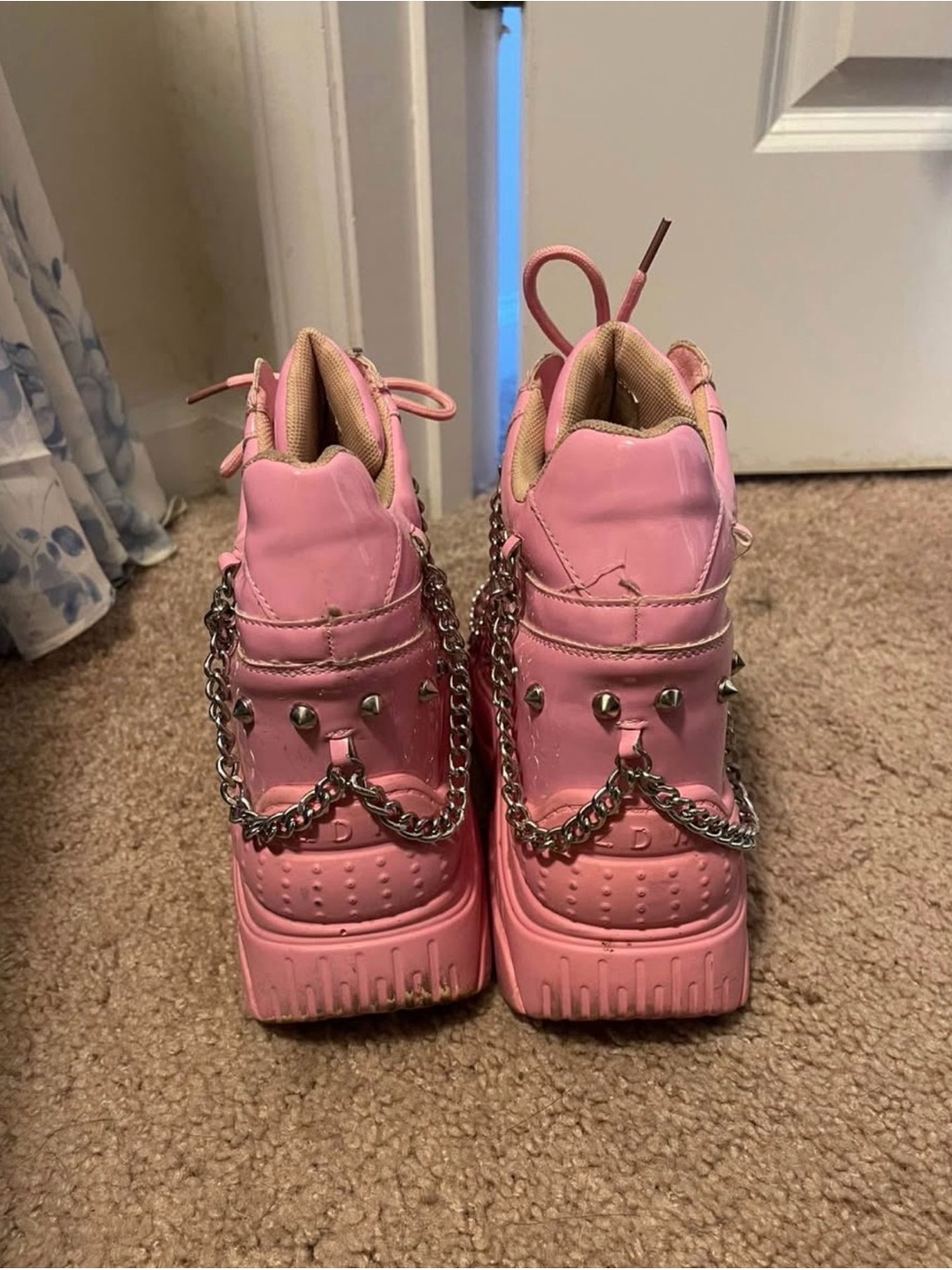 SPACE CANDY PLATFORM SNEAKERS WITH STUDS - Picture 7 of 8